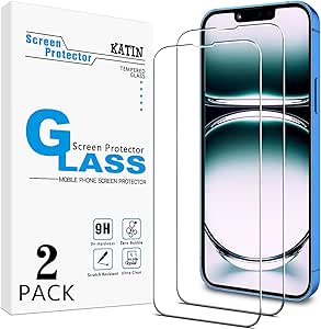 KATIN iPhone 13 Screen Protector (2-Pack)